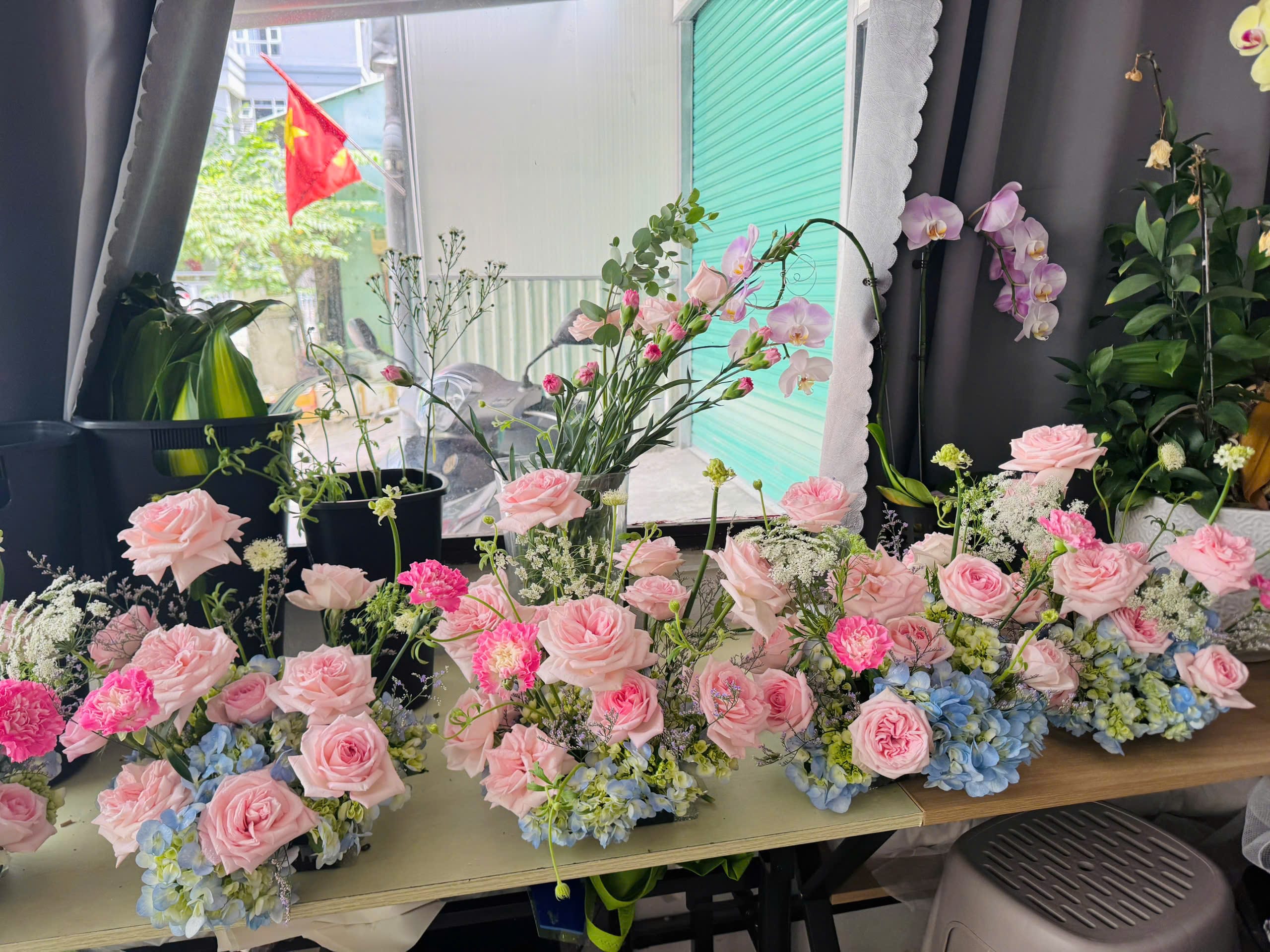 Dĩa hoa Garden Hồng Pastel