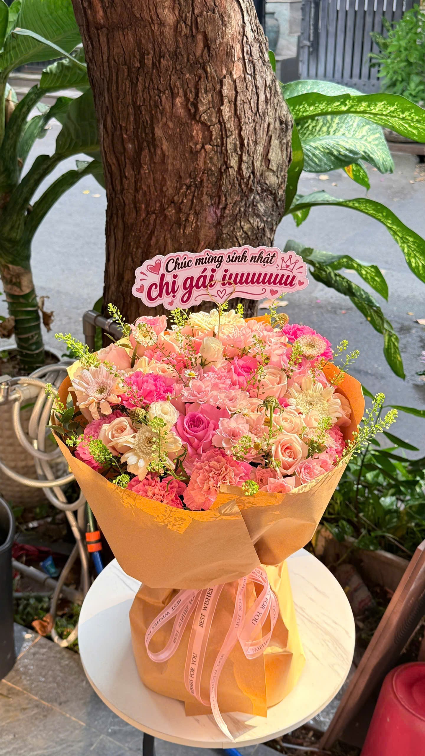 Bó Hoa Peachy Blossom